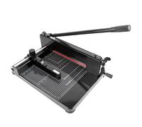 Heavy Duty Guillotine Paper Cutter, 400-Sheet Capacity, 40mm Cut, A4/Letter Width, Professional Trimmer with Safety Lock for Office, Print Shop, School