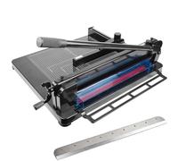 Heavy Duty Guillotine Paper Cutter, Paper Trimmer with Sharp Steel Blade, Cuts Up to Thick Paper Stack, Industrial Paper Cutting Machine for Office