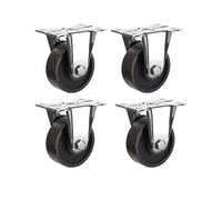 Heavy Duty Gusseisenrollen Wheels - 4er-Set C Cs Versatile Sizes for Various Applications & Practical for Home Workshop & Office Use