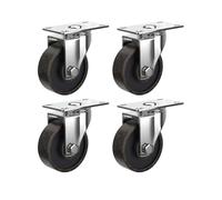 Heavy Duty Gusseisenrollen Wheels Set of 4 - Versatile Cs in Various Models & Sizes for Home or Office Use - Smooth Mobility for All Surfaces