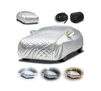 Heavy Duty Hail Protection Car Cover for Dodge Ram 1500 Crew Cab Short Bed(5.75'),Thickened Anti-Hail Cover Waterproof All Weather,UV Resistant,Reflective Strips,Custom Fit for Outdoor,Silver