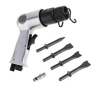 Heavy Duty Hammer Drill 9150 120mm Professional Handheld Pistol Gas Shovels Air Hammer Small Rust Remover Pneumatic Tools with 4 Chisels