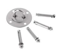 Heavy Duty Hammock Hanging Kit Pad Eye Plate Staple Hooks Yoga Ceiling Hooks Hanger for Swing Chair Hammock Hanging Kit Hammock Suspension Strap Buckle Hardware Indoor Hooks Tree