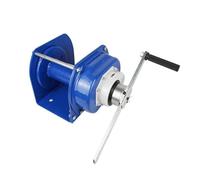 Heavy Duty Hand Crank Winch Heavy Duty Portable Manual Winch, Wire Rope Hand Lifting(Blu,3t)