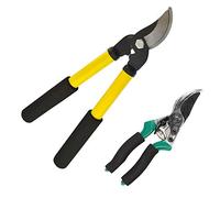 Heavy Duty Hand Held Pruning Shears + Power Lopping Pruner Secateurs Cutters