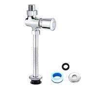 Heavy Duty Hand Press Urinal Valves Built in Erosion Resistant Easy Installs Manual Push Urinal Flush Valves for Home Push Button Flush