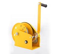 Heavy-Duty Hand Winch - 30m Wire Rope, 2425lbs Capacity, Two-Way Self-Locking, Ideal for Towing, Lifting & Loading Boats and Watercrafts on Trailers