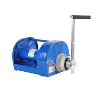Heavy-Duty Hand Winch Adjustable Crank No Cable Ideal for Towing Trailers Boats Off-Road Vehicles 2000 kg (4400 lb) Weight Capacity