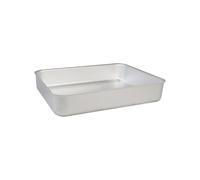 Heavy Duty Hard Aluminium Baking Pan - Professional Catering Grade Oven Tray for Cooking, Roasting & Baking with Fast Even Heat Distribution - 70mm Deep - 14.5in x 10.5in x 2.75in - 5.6L