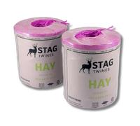 Heavy Duty Hay Baler Twine 2 Spools - 10000 ft (1525 m) Farm Baling String - Strong, Long-Lasting Agricultural Twine for Hay, Straw, Silage & Forage - Ideal For Tractors & Balers