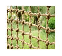 Heavy Duty Hemp Rope Netting - Versatile Cargo Net for Indoor & Outdoor Use Perfect for Climbing Balcony Decor Treehouse Photo Wall Display & Storage Solutions
