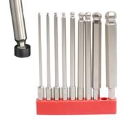 Heavy Duty Hex Tool, Precision Ball End Driver, Allen Wrench with Magnetic Tip, Drill Bit Set with Strong Grip, Construction Tool Accessories, Building Maintenance Repair Work for Home Garage