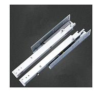 Heavy Duty Hidden Slide Drawer Runners Full Extension Soft Close Undermount Rails Kitchen Cabinet Sliders 100 Lb Load Capacity Silver Finish