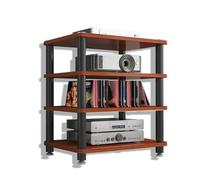 Heavy Duty HiFi Racks for Audio Components 2/3/4 Tier Amplifier Stand Media Storage Tower Speaker Shelves Stylish Audio Console