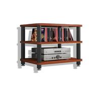 Heavy Duty HiFi Racks for Audio Components 2/3/4 Tier Speaker Stand Amplifier Console Shelf Media Storage Tower Sturdy Audio Rack for Home Theater