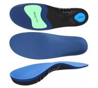 Heavy Duty High Arch Support Insoles for Men Women 220+lbs Plantar Fasciitis Comfort Flat Feet Orthotics Inserts Shock Absorbing for Pain Relief Heel Pain Work Boots 12-14
