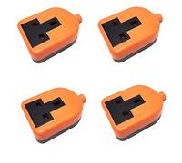 Heavy Duty High Impact One Gang Single Rubberised Extension Lead Socket Trailing 13A Orange rubberized (4)