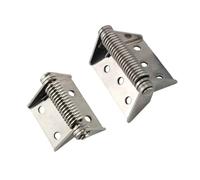 Heavy Duty Hinge with Automatic Spring Closure and Reset Function Made of 304 Stainless Steel 1Pcs(Large)