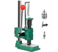 Heavy Duty Hole Puncher, 320kg Hand Punching Machine with Adjustable Height, Imprinting Embossing Tool with Clamping Chuck for Sheet Metal, Plastic, Wood