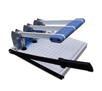 Heavy Duty Hole Puncher with Adjustable Positioning Ruler and Confetti Box, A4 Paper Cutter, Punch Thickness: 15mm, Ideal for School and Business Use