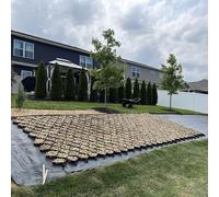 Heavy Duty Honeycomb Gravel Grid for Patio RV Pad Plastic Foldable Foundation Pavers for Small Stones & Granite Permeable Ground Grid for Driveway & Landscaping (Color Options Available)