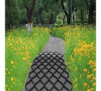 Heavy-Duty Honeycomb Gravel Pavers for Garden Patios Permeable Ground Stabilization Grid Erosion Control for Horse Farms 2" Tall Size: 1m x 10m (3.3x33ft)