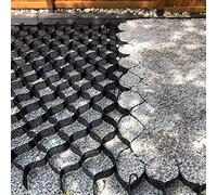 Heavy-Duty Honeycomb Turf Pavers - 1x8M (3.3x26.2FT) Plastic Grass Grid for Driveway Reinforcement & Erosion Control - Ground Protection Solution