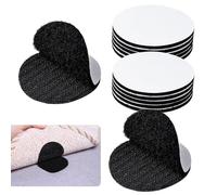 Heavy Duty Hook and Loop Dots, Heavy Duty Velcro Dots, Double Sided Sticky Pads, Self Adhesive Dots Tapes for Carpets, Mats, Photo, Craft, DIY Projects (12 Pack, Round 50mm)