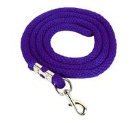 Heavy Duty Horse Lunge Line with Snap, 2m High Tensile Web Training Rope for Horse Training, Competition and Daily Traction (Purple)