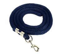 Heavy Duty Horse Lunge Line with Snap, 2m High Tensile Web Training Rope for Horse Training, Competition and Daily Traction (Navy Blue)