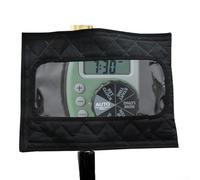 Heavy Duty Hose Faucet Timer Protector With Transparent View Panel For Outdoor Irrigation Systems In Gardens And Lawns Black Color