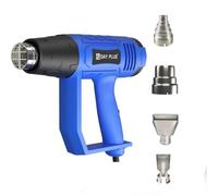 Heavy Duty Hot Air Gun-Adjustable Temperature，Anti-Temperature materialsfor Remove Paint,Varnish,Crafts,Dissolve Adhesives,Shrink PVC,DIY Projects-with 4Nozzles