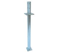 Heavy Duty Hot Dipped Galvanised Concrete In Internal Pergola Post Support - Ground Anchor - Internal Post Bracket - 90mm