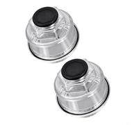 Heavy Duty Hub Cap for AL-KO Hayes Axles White(Two Containers) | for premium polycarbonate build, rust and oxidation resistant, withstands harsh road conditions, long life