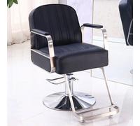 Heavy Duty Hydraulic Barber Chair - Classic Leather Salon Chair with 360° Swivel, Adjustable Height for Hairdressing, Beauty, Tattoo & Shaving Styling - Professional Hair Salon Equipment