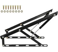 Heavy Duty Hydraulic Bed Lift Kit - Folding Frame Hinge Mechanism for Efficient Storage Solutions, Set of 2