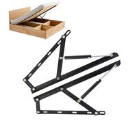 Heavy Duty Hydraulic Bed Lift Mechanism, Gas Spring Storage Lift Kit, Folding Bed Lifting Frame Hinge Set (60cm)