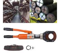 Heavy Duty Hydraulic Cable Cutter for Armored Cables, Efficient Copper and Aluminum Cutting Tool for Professional Electrical Work