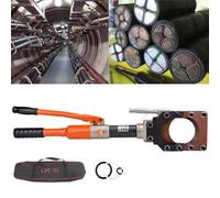 Heavy Duty Hydraulic Cable Cutters for Armored Copper and Aluminum Cables, Cuts Up to 95mm Dia, Durable Pliers for Electricians and Contractors