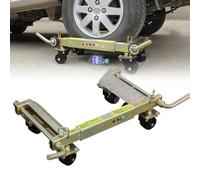 Heavy-Duty Hydraulic Car Mover with Universal Wheels - Vehicle Dolly for Garage, Auto Repair, and Towing - Damage-Free Lift for Easy Vehicle Transportation