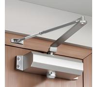 Heavy Duty Hydraulic Door Closer - Adjustable Speed Silent Concealed Design for Gates up to 85kg Durable Spring Mechanism for Smooth Reliable Operation