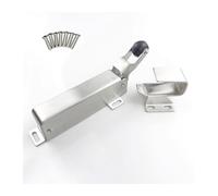 Heavy Duty Hydraulic Door Closer - Quiet-Seal Design, Self-Aligning Hook, Commercial-Grade Stainless Steel, Durable & Reliable for Freezers, Fire Doors & Warehouses