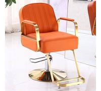 Heavy Duty Hydraulic Hairdressing Chair, Classic Leather Barber Chair with 360° Swivel, Adjustable Height for Salon, Beauty, Tattoo, Shaving & Styling - Durable & Stylish