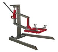 Heavy-Duty Hydraulic Motorcycle Lift With 450Kg Capacity And Dual Locking Positions