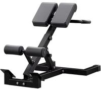 Heavy - Duty Hyperextension Roman Chair: 5 - Level Adjustable Incline, Back/Ab/Glute Workouts, 330lbs Capacity Home Gym Equipment (black)