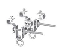 Heavy Duty Í-beam Clamp - Adjustable Steel Beam Hanger | Universal | 2-set heavy-duty rust-resistant steel Í-beam clamps adjustable from 65mm to 220mm (2.56-8.66 in) width, supporting beam