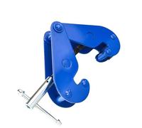 Heavy-Duty I-Beam Clamp for Vertical Lifting Adjustable Range 3.5-12.6 Inches Load Capacity 1/2/3/5/10 Tons Ideal for Steel Beam Lifting Size: 5T/80-320mm