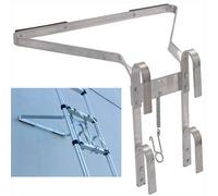 Heavy Duty I-Shape Ladder Stand Off/Ladder Stay Fits Universal Ladder Ladders Accessory