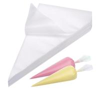 Heavy Duty Icing Piping Bags - 13 Inch Disposable Pastry Bags for Cake Decorating and Baking, Anti-Burst & Easy to Grip (100)
