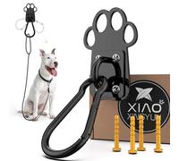 Heavy-Duty Indoor and Outdoor Dog Leash Holder for Wall - Automatic Closing Dog Leash Hook, Secure and Escape-Proof Hook for Lead Management, Easy to Install for Home & Business